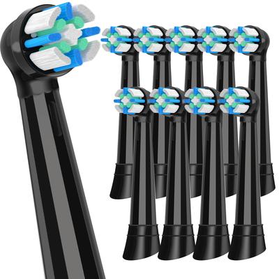 10 náhradných kefiek pre Braun iO Kompatibilné s iO a 10 Braun Elektrické Dlhé štetiny odstraňujú hlboko Oral-B Oral-B 2, 3, 4, 5, 6, 7, 8, 9,
