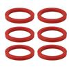 6pcs Grouphead Gasket Replacement for Gaggia E61 Coffee Machine 8.0mm Thick Silicone Brew Group Head Gasket