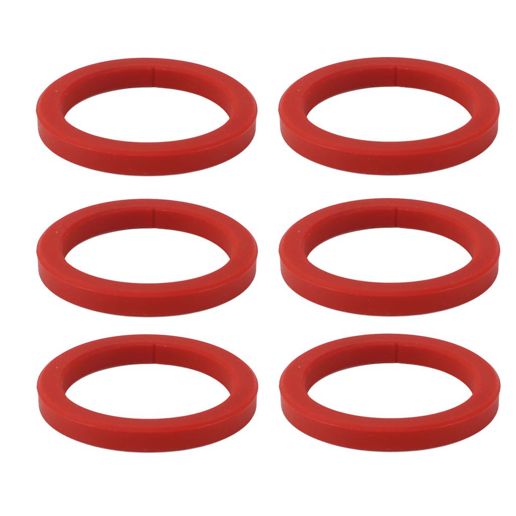 6pcs Grouphead Gasket Replacement for Gaggia E61 Coffee Machine 8.0mm Thick Silicone Brew Group Head Gasket