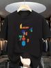 Funny Graphic Print T Shirts Men's Cotton T-Shirt Unisex Casual O-neck Short-Sleeve Tee Overesized Tshirts Tops Summer Clothing