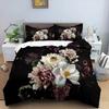 Butterfly Duvet Cover Set Polyester 3D Purple Butterfly Bedding Set Dreamy Night Butterfly Quilt Cover King Size Comforter Cover