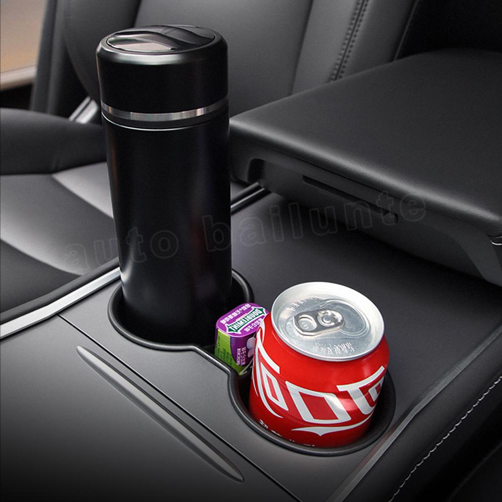 Water Cup Holder Storage Box Center Console Cup Waterproof Non-slip Coasters For Tesla Model 3 Y 2023 2022  Car