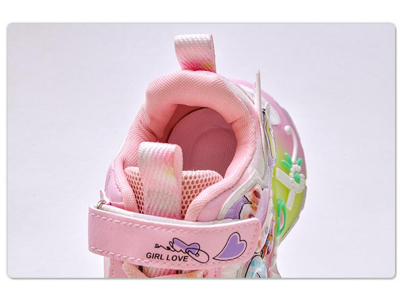 2025 Spring/Autumn LED Light-Up Girls' Princess Sports Shoes