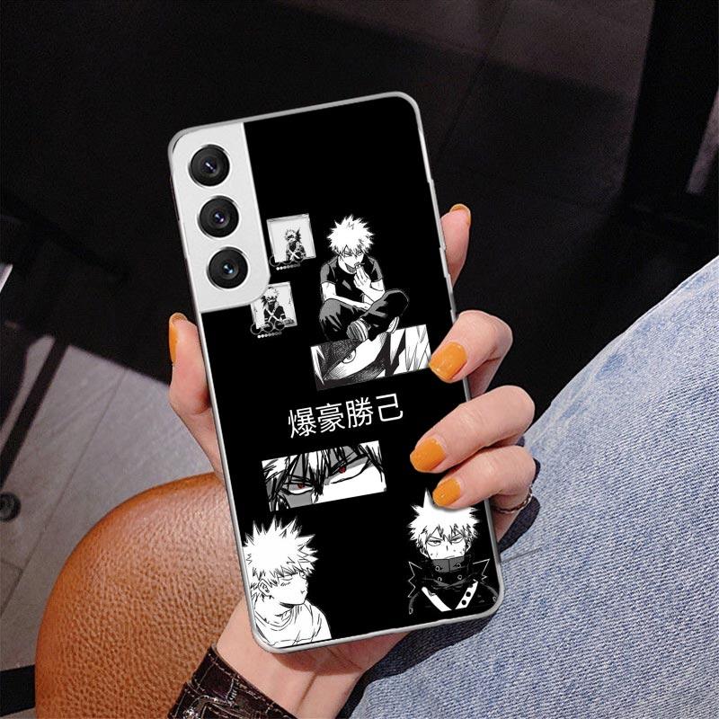 

My Hero Bakugou Katsuki Phone Case For Samsung Galaxy S24 S25 Edge S26 Ultra S23 S22 S21 Plus S20 FE + Personalized Print Cover Samsung S21