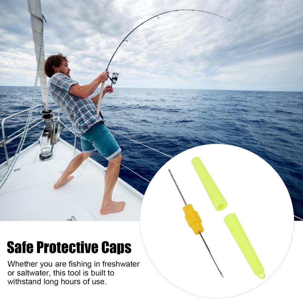 ABS High Carbon Steel Bait Threader Tool 11cm Length Fishing Rig Needle  for Fishing Enthusiasts