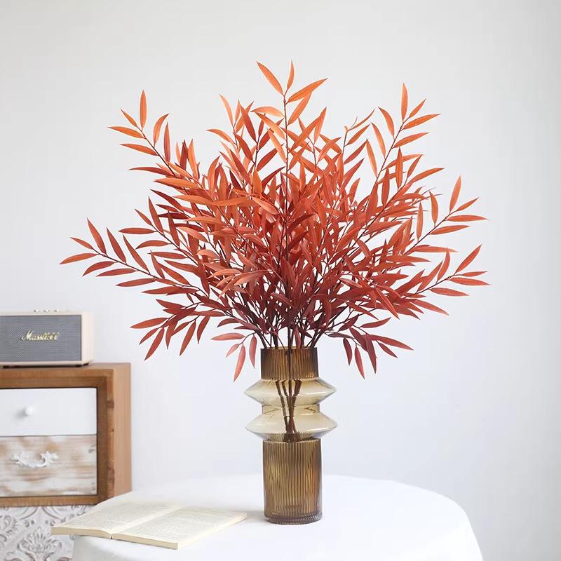 Artificial Nandina Green Plant Decoration for Home, Living Room, Bedroom, and Garden Scenery