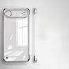 Ultra Thin Frameless Case for Iphone 17promax Air Slim Hard Shockproof Bumper Transparent Cover For iPhone17 17pro Air
