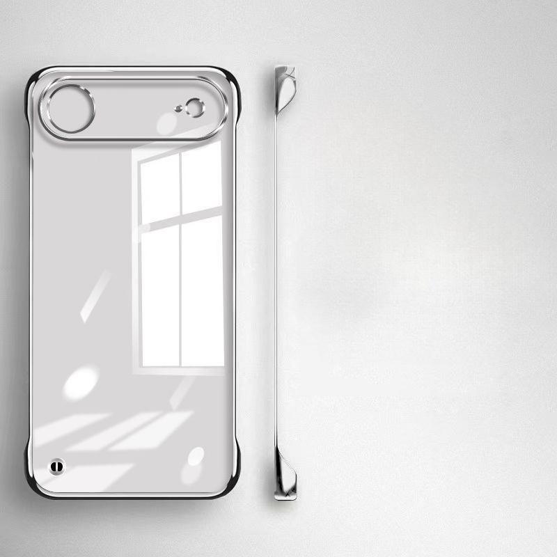Ultra Thin Frameless Case for Iphone 17promax Air Slim Hard Shockproof Bumper Transparent Cover For iPhone17 17pro Air