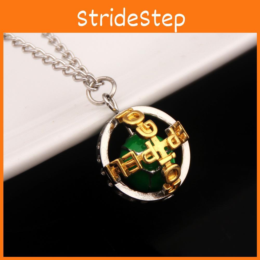 Julius Caesar Zeppeli Rotating Iron Ball Pendant Necklace For Cosplay Daily Wear