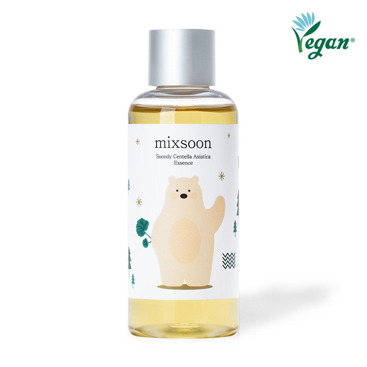 

MIXSOON Soondy Centella Essence 100ml – 100% Centella Asiatica Extract Essence for Soothing & Hydration