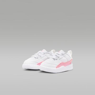 Jordan Flight Court White Medium Soft Pink (TD)