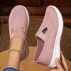 Shoes Women's TEMU Casual Shoes Spring Light and Comfortable Women's Shoes Breathable Fly-woven Single Shoes Shallow Mouth Versatile Mesh Shoes