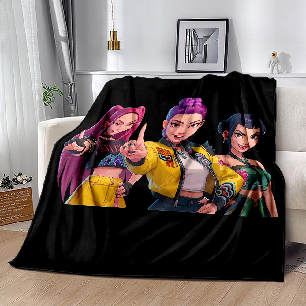 Colorful Fashion Trio Blanket Soft & Cozy Perfect for Office Bed Chair Four Seasons Universal Modern Perfect Gift for Relatives and Friends