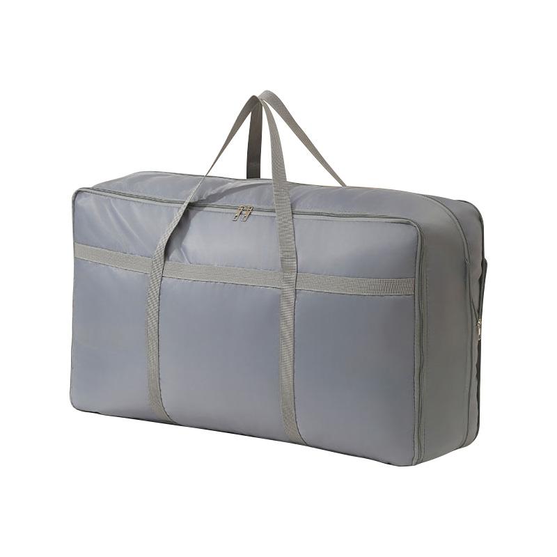 Portable Clothing Quilt Storage Bag Large Capacity Down Jacket Organizer Bag with Zipper Wardrobe Organizer Save Space серый 980₽