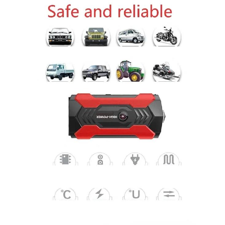 12V 98000mAh Car Jump Starter, Portable Power Bank &Emergency Booster for Vehicles, Auto Buster Charger with Jump Start Function