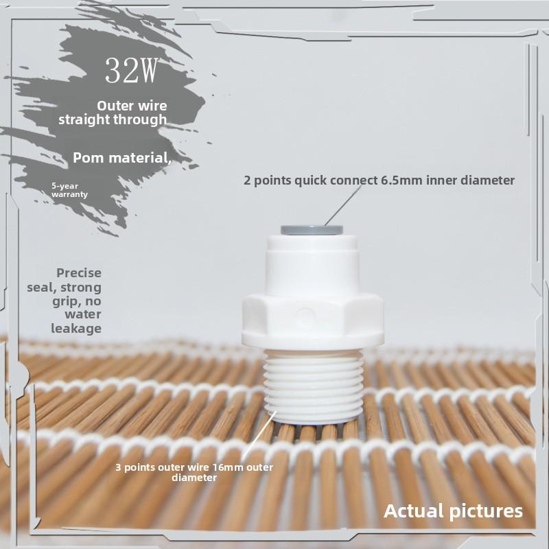 Gerader Ro Schnellanschluss 1/4" Schlauch 3/8" Außengewinde Innengewinde Kupplungsverbinder Wasserfilter Umkehrosmose Teile