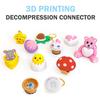 3D Printed Turtle Mushroom Keycap Fidget Clicker Stress Relief Tool for Keyboard Users Office Desktop Ornament