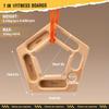 Rock Climbing Fingerboard Training System Portable Hangboard Strengthener for Advanced Climbers Grip and Pull Up Exercises