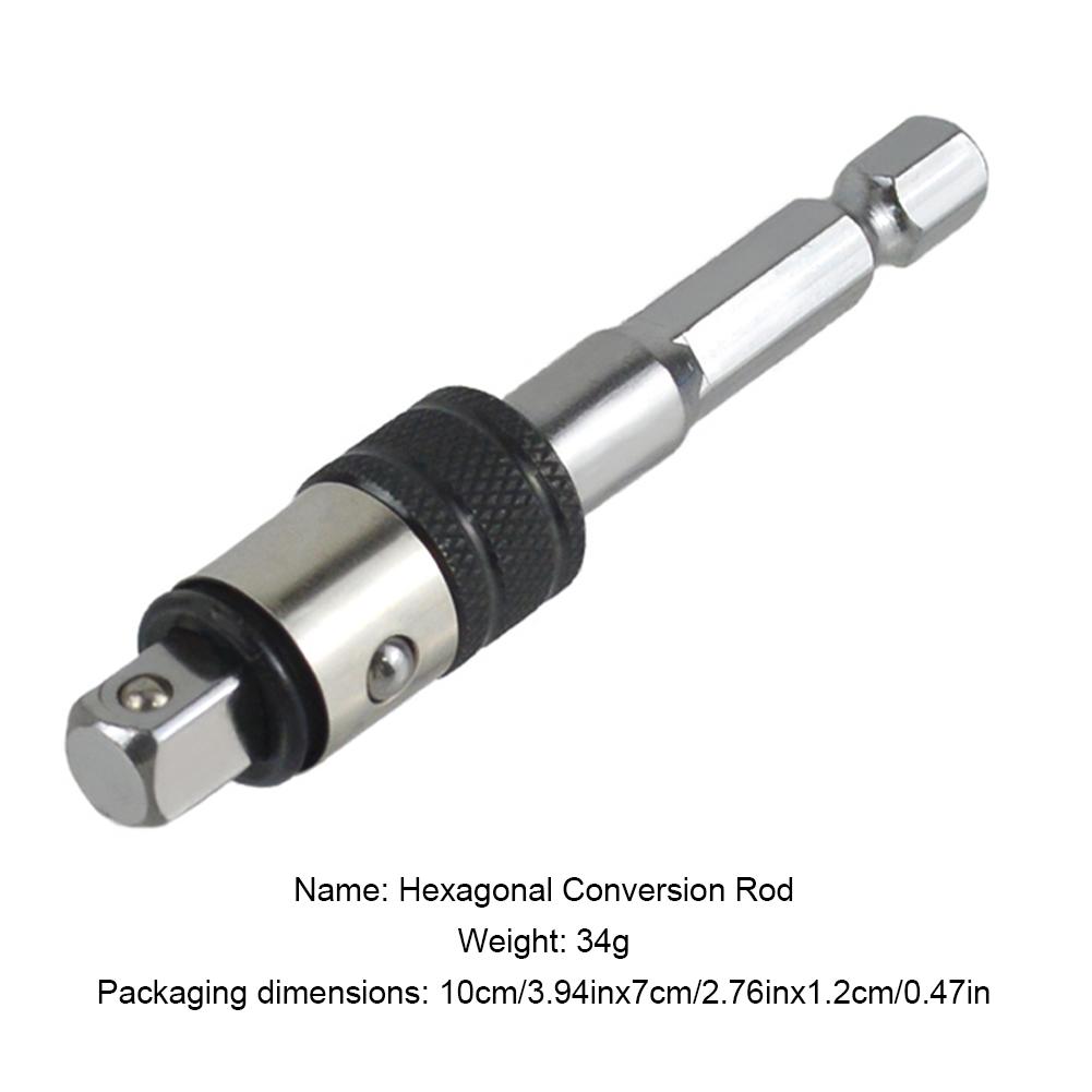 Hex Socket Adapter Hex Shank Adapter Drill Chuck Adapter for Rotary Hammer To Impact Drill Conversion Tool