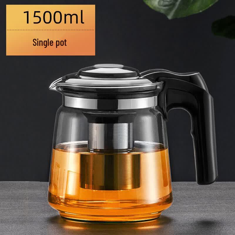 ZISIZ Large Capacity Glass Tea Pot with Infuser