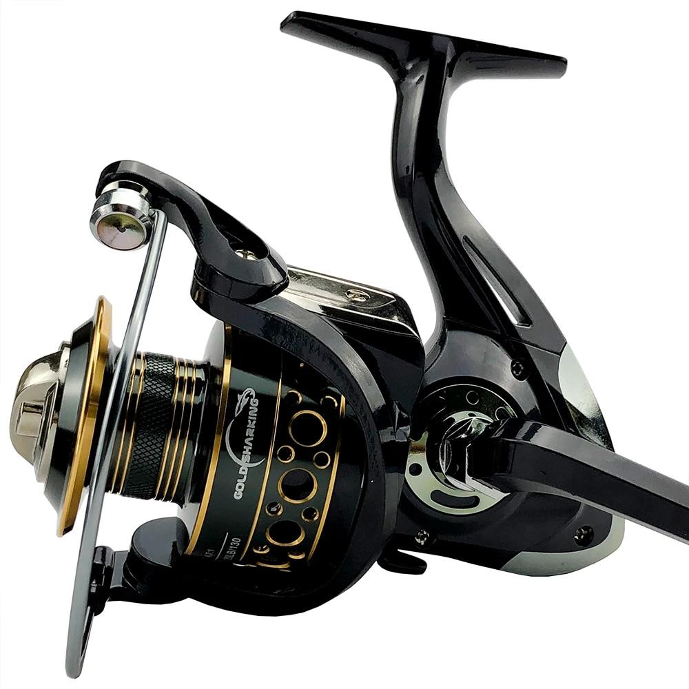 Fishing Spinning Reel Metal Spool 5.2:1 Ball Bearings Carp Fishing Reel BK2000-7000 Metal Line Cup Sea Tackle