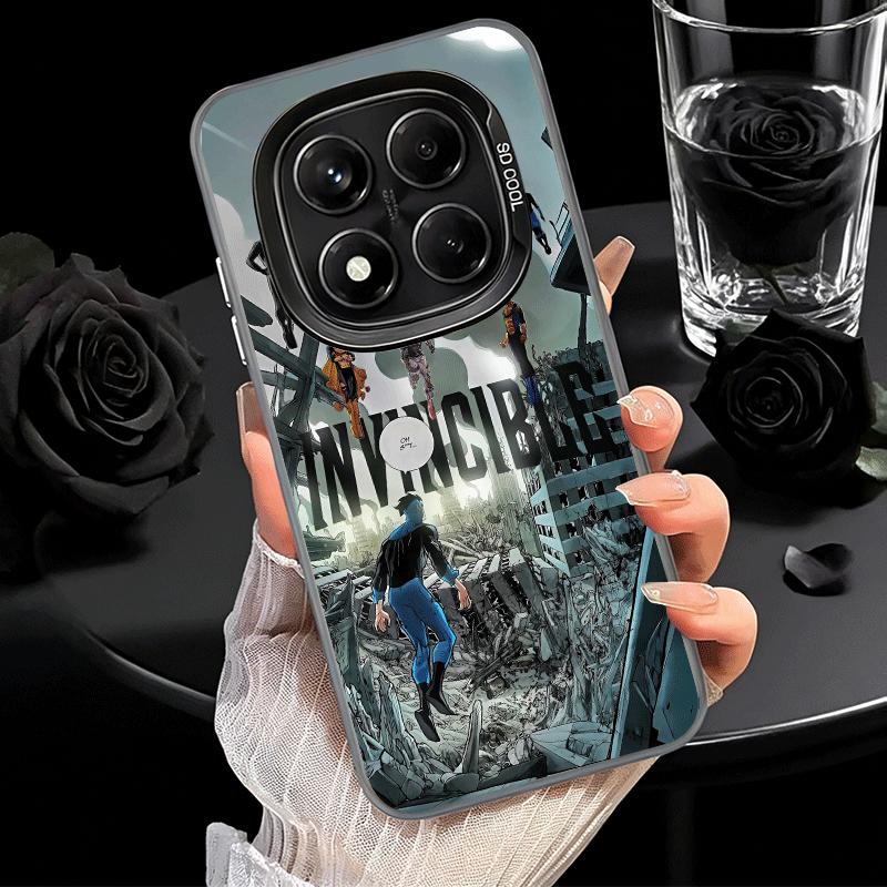 I-Invincible Anime Soft Phone Case for Xiaomi Redmi Note 13 14 15 Pro Plus 12S 12 11S 11 11T 10S 10 Shockproof Cover Back Shell