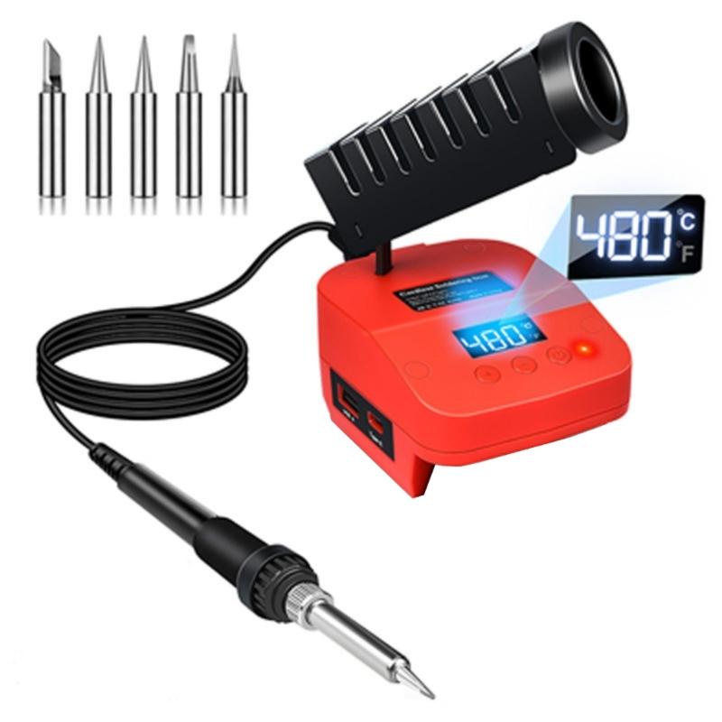 Professional Portable Cordless Soldering Tool Fast 8 Second Heat Up Memory Function Overcurrent Protective DIY Projects