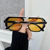 Trendy Square Sunglasses Women Men Retro Mirror Lens Stylish Sun Glasses Female Male Personality Colors
