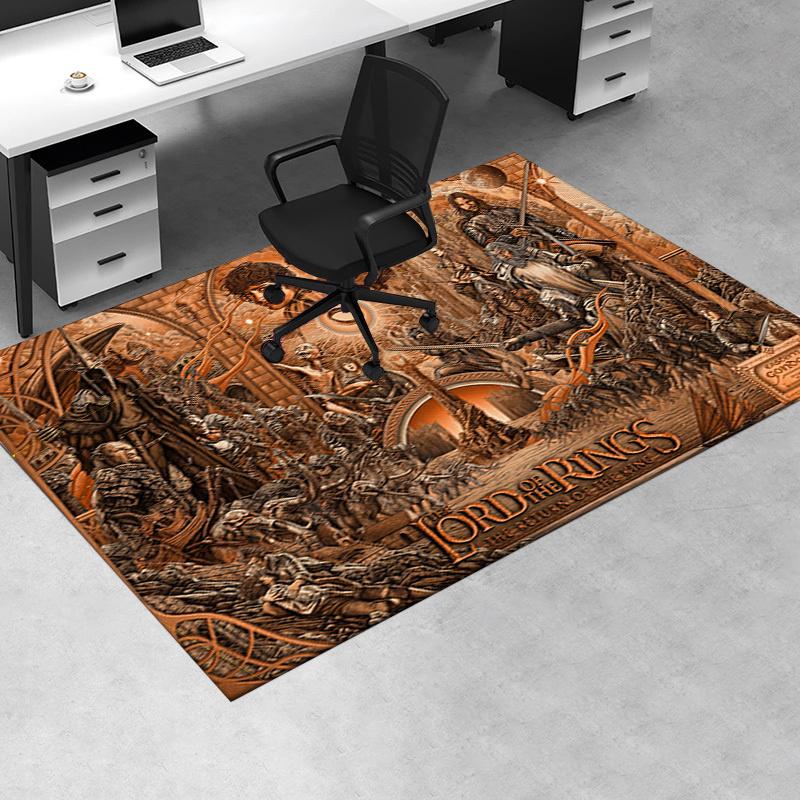 

Lord of the Rings: The Return of the King - Epic Fantasy Adventure Poster Print Office Mat Home Decor Office Desk Chair Rugs Chair Carpet fo 60cm by 90cm