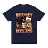 Whiskey Helps Funny Meme Tshirt Unisexs Clothing Fashion ONeck Short Sleeve Tshirts Unisex Vintage High Quality Cotton T Shirt