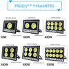 LED Floodlight 50W 100W 200W 300W 400W 500W 220V Spotlight IP65 Waterproof Lamp Led Outdoor Flood Light Garden Street Lamp