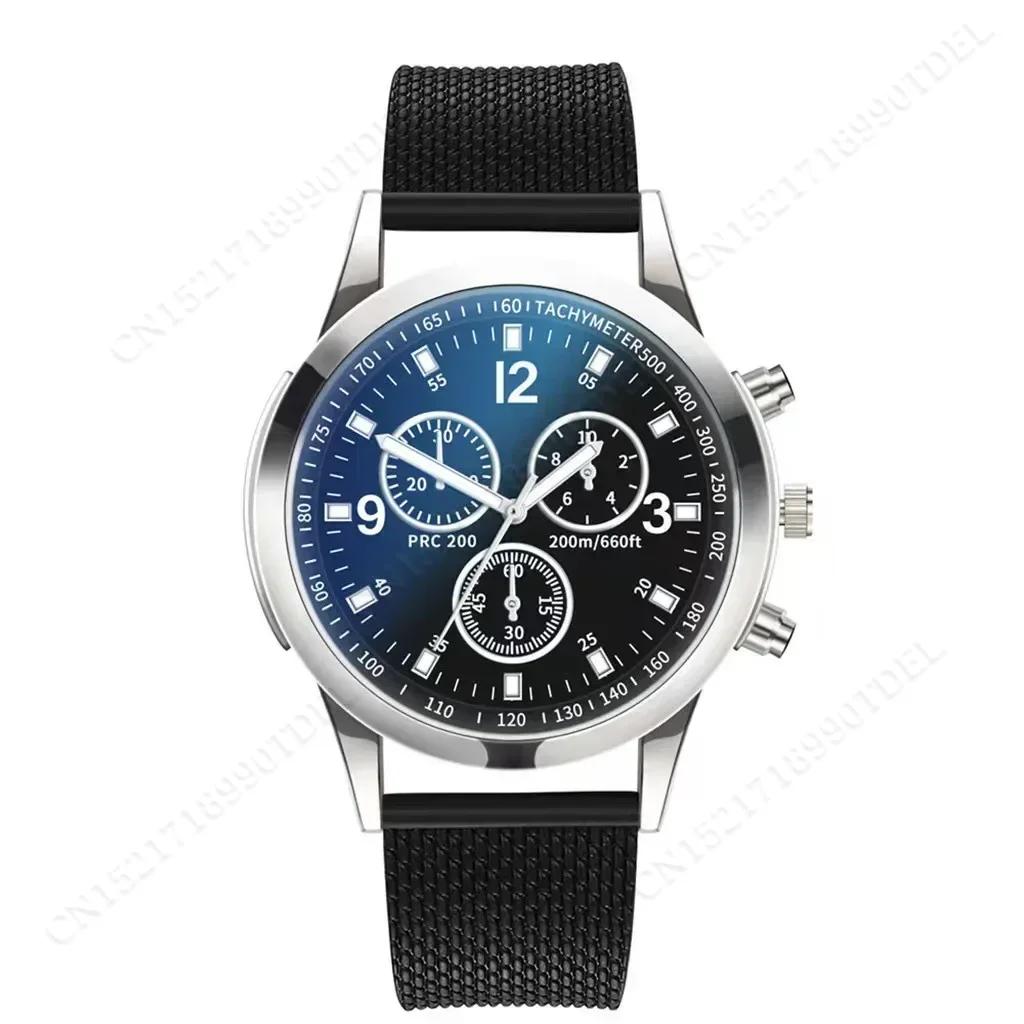 Men Watches Luxury Band Round Watch Fashion Blu-ray Roman Watch for Man Relojes Para Hombre