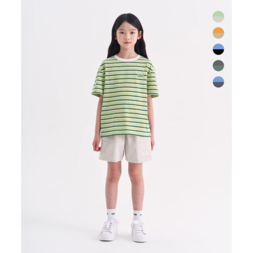 OuTdoor ProducTs Kids EssenTial STripe ShorT Sleeve T shirT + Woven ShorTs 5col