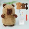 Capybara Crochet Kit, Cute Animal Crochet Kit Set, Christmas Gift, Crochet Kit for Beginners, Crochet Kit for Craft Lovers