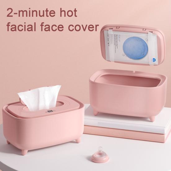 Portable Baby Wipe Warmer USB Powered 16 Adjustable Heating Modes Large Capacity Home Travel Fast Heating Diaper Wet Wipe Dispenser Heater