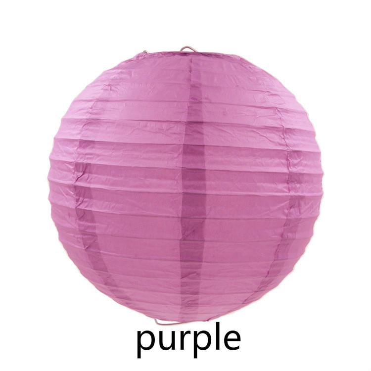 סיני/יפני עגול מנייר פנס יום הולדת חתונה עיצוב מתנת יום הולדת מלאכת יד DIY lampion אספקת כדור פנס תלוי לבן