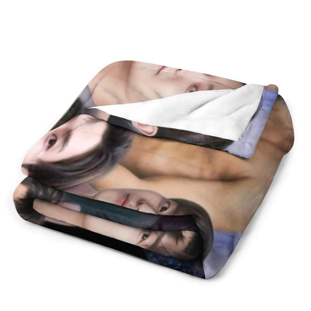 rowoon photo collage Throw Blanket Polar blanket Furry Blanket Shaggy Blanket