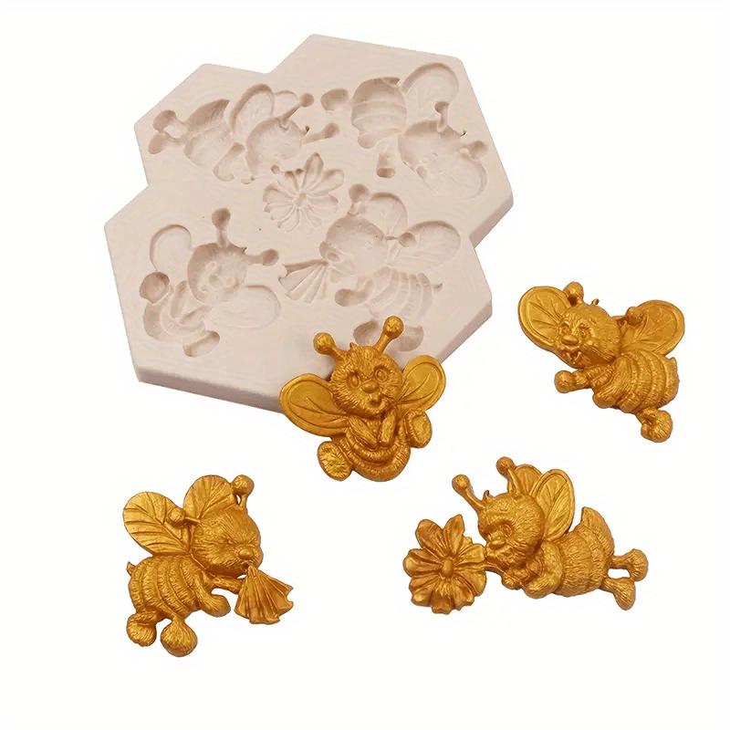 

Милая силиконовая форма в виде пчелы, 3D-форма для помадки, для пудинга, шоколадных конфет, десертов, жевательного мыла ручной работы, полимерной глины, кубиков льда, принадлежностей для украшения торта белый