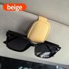 Universal Car Sun Visor Glasses Clip, PVC Sunglasses Holder for Vehicle, Eyeglasses Storage Clip, Auto Interior Accessories