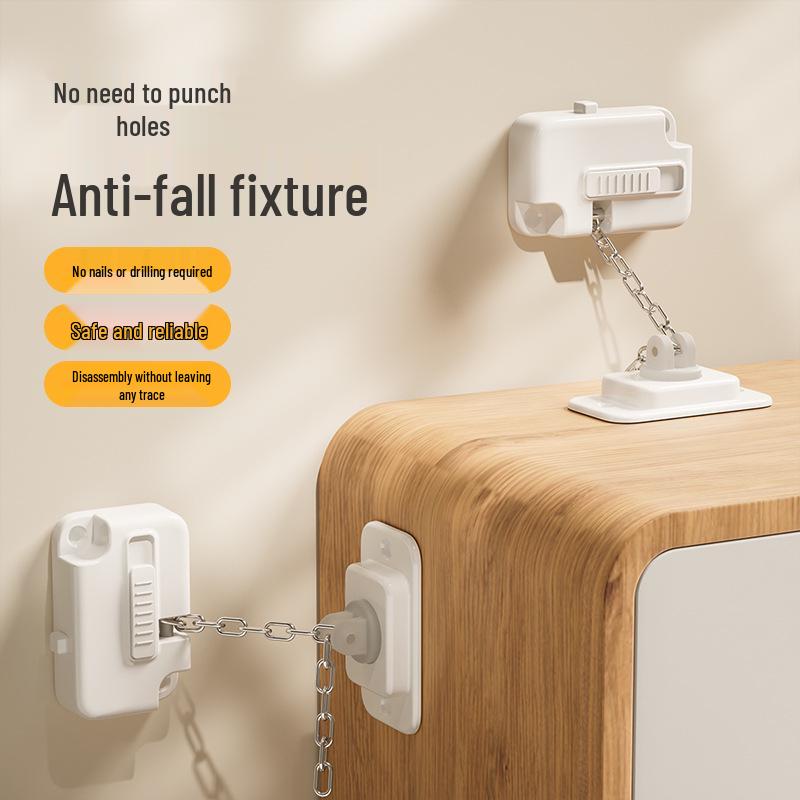 Adjustable Childproof Safety Lock - No-Drill Window & Fridge Protection