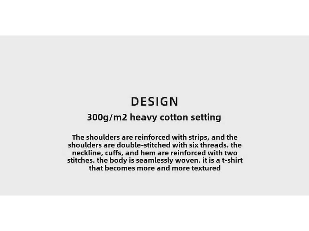 Unisex Japanese Retro Solid Color Round Neck T-Shirt, 300g Heavy Pure Cotton, Casual Short-Sleeve Design.