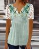 2023 Spring Women's Lace Long Sleeve T-shirt - European and American Fashion