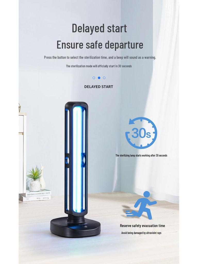 Indoor Mobile Ultraviolet Ozone Lamp