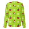 Women's Casual Fashion Long-Sleeve Single-Breasted Christmas Print Jacket