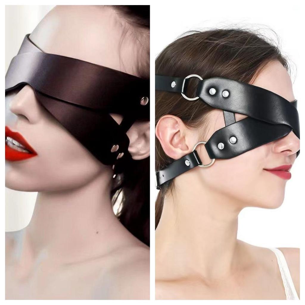 Women's Sexy Masks, Leather Adult Supplies, Eye Masks, Props, Punk Fashion Sexy Accessories Masks Sex Toys Adult Toys