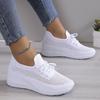 Fashion Breathable Mesh Wedge Sneakers for Women Comfortable Soft Sole Non Slip Walking Shoes Woman 2025 Fashion Slip On Casual Sneakers