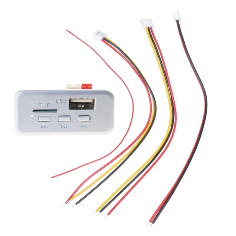 Car Radio MP3 Player 5V 12V MP3 WMA Decoder Board Wireless Audio Module Connect Tf Memory Card Up To 32gb Module
