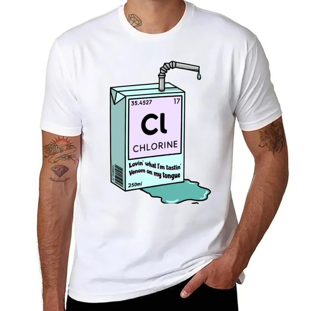 Chlorine Juice Box T-Shirt animal prinfor boys aesthetic clothes shirts graphic tees mens clothing