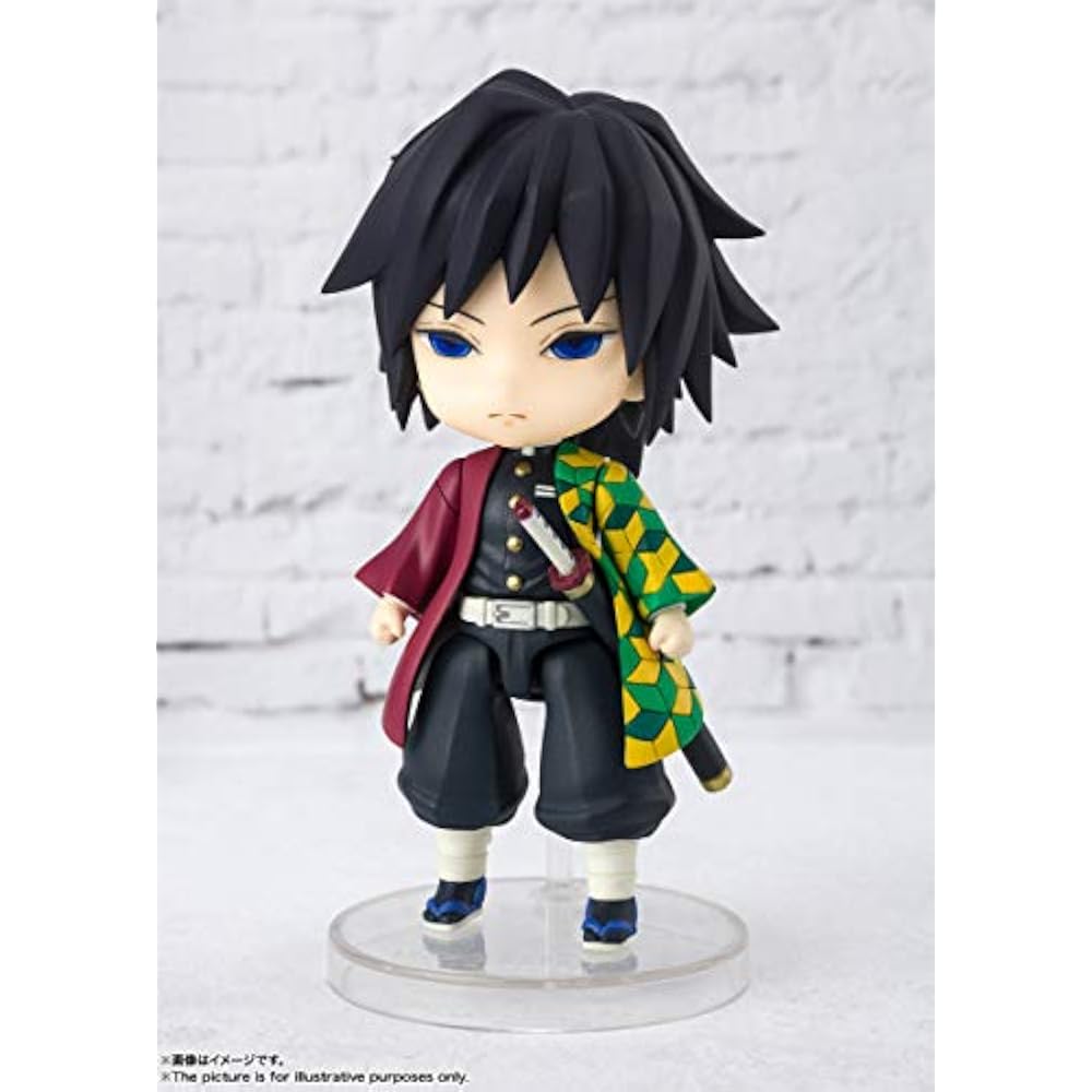 TAMASHII NATIONS Figuarts Mini Demon Slayer Tomioka Giyu Approx. 90mm PVC/ABS Pre-painted Action ...