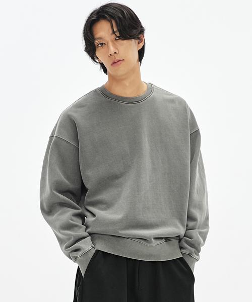 Sobeomeonteu 980G Pigment Sweatshirt - Gun Metal -